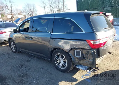 2011 Honda Odyssey Ex-L z USA, uszkodzony, nr VIN 5FNRL5H67BB040827